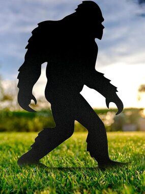 Sasquatch Metal Yard Decor, NIB